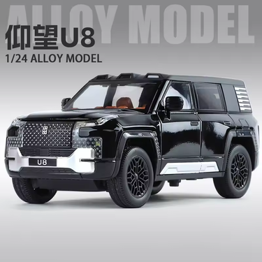 1:24 Diecast BYD Yangwang U8 SUV Model Car